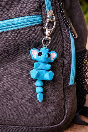 The Tween Space Articulated Elephant Fidget Keychain — Sensory Toy | 3D Printed by The Tween Space, paper gift main product photo