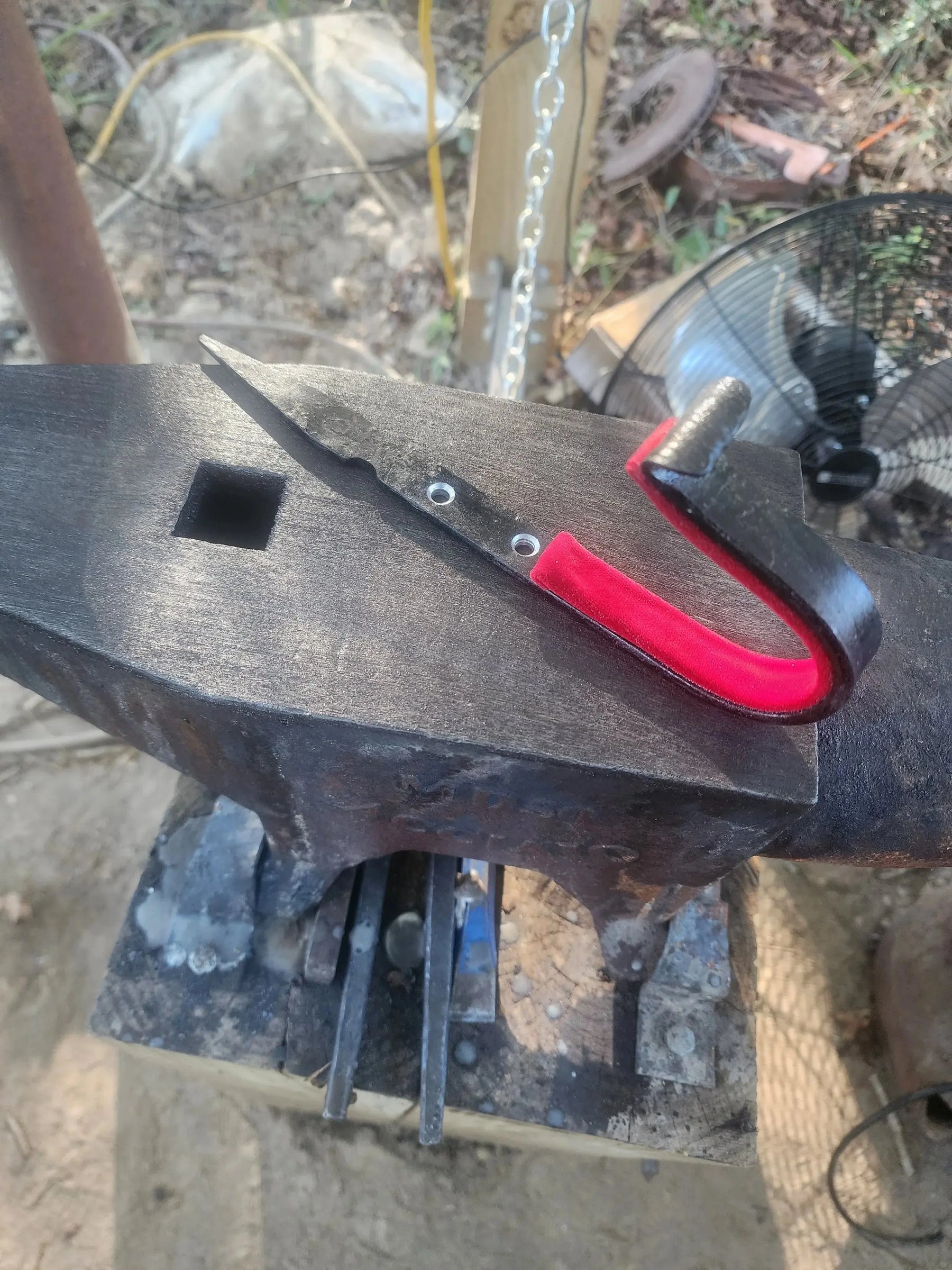 Artisan Gun Hooks by Redbeard's Forge LLC, Southern home decor detail photo 3
