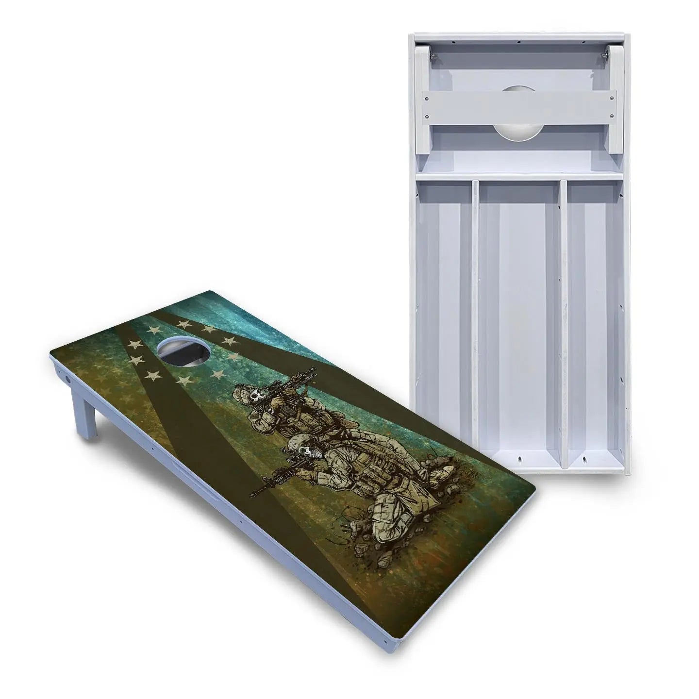 Artist Series Cornhole Boards - All Weather Series - Got Your Six Cornhole Solutions