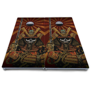 Artist Series Cornhole Boards - All Weather Series - Samurai by Cornhole Solutions, custom cornhole board detail photo 5