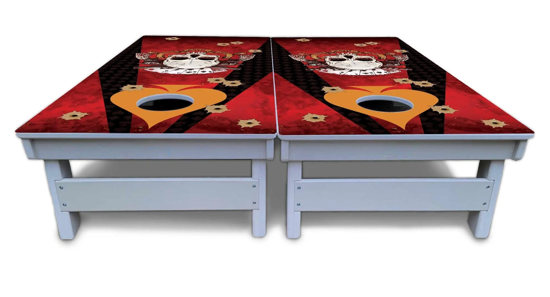 Artist Series Cornhole Boards - All Weather Series - Split Design by Cornhole Solutions, Southern home decor detail photo 6