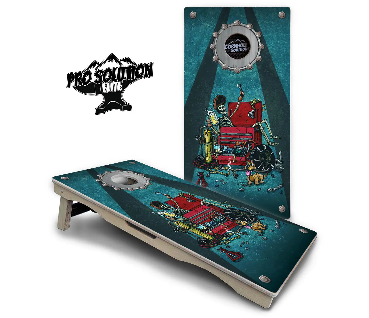 Artist Series Cornhole Boards - Pro Solution Elite Series by Cornhole Solutions, custom cornhole board detail photo 16