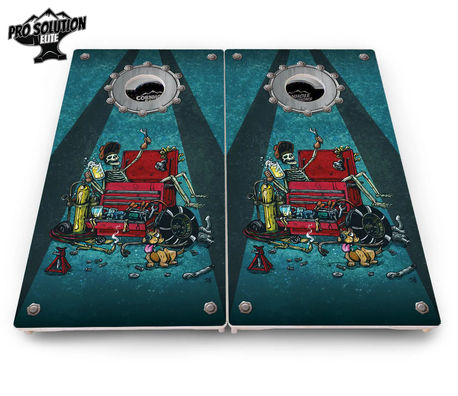Artist Series Cornhole Boards - Pro Solution Elite Series by Cornhole Solutions, custom cornhole board detail photo 18