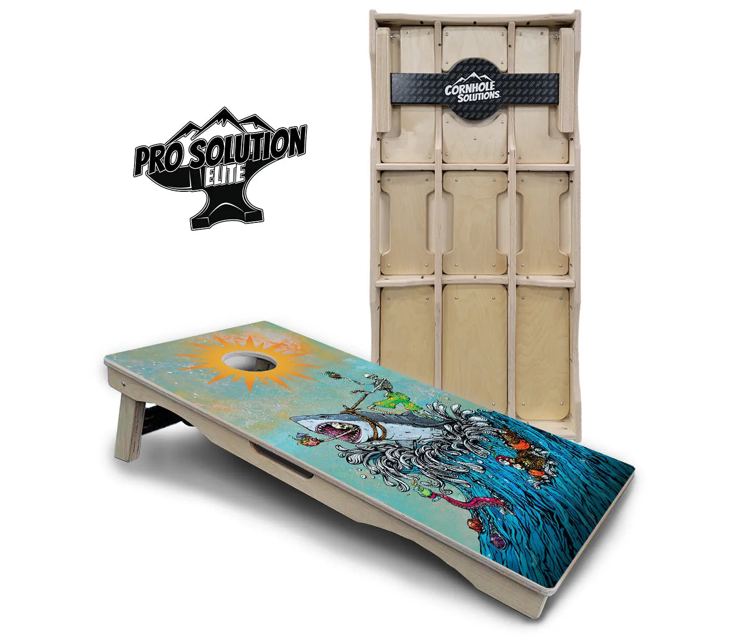Artist Series Cornhole Boards - Pro Solution Elite Series by Cornhole Solutions, custom cornhole board detail photo 29