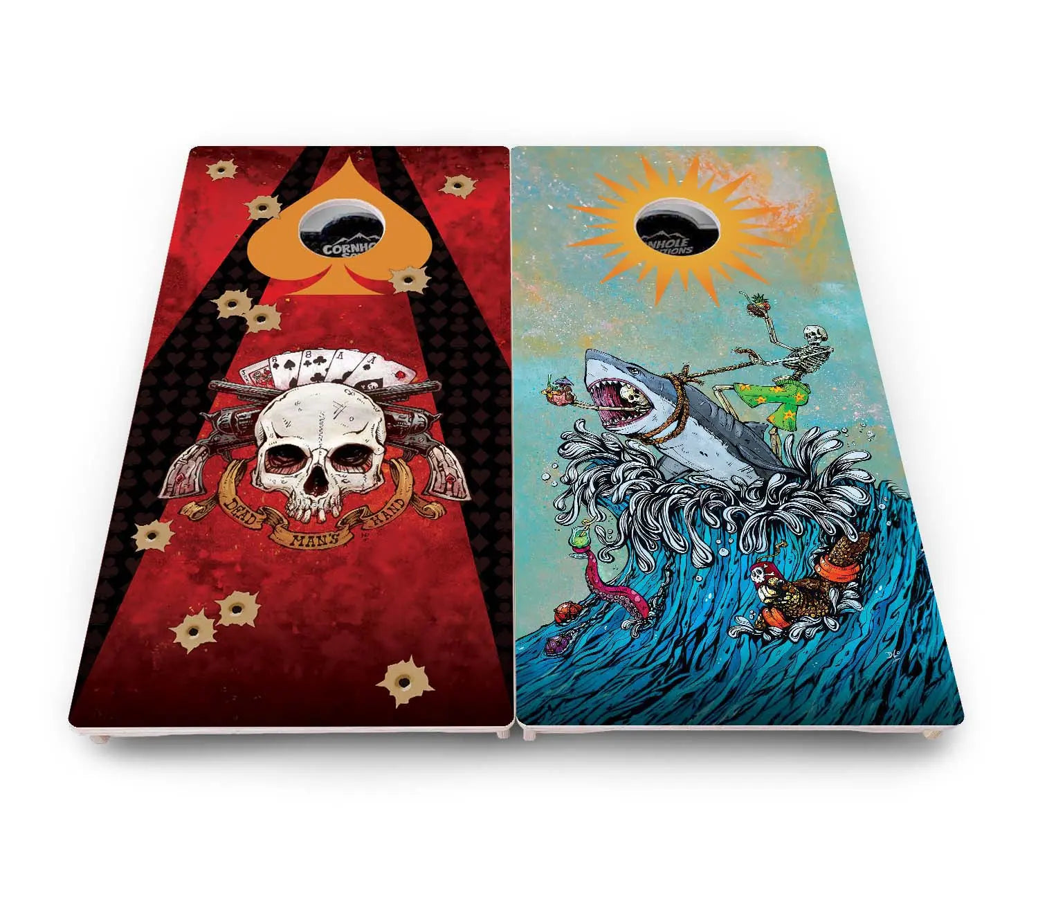 Artist Series Cornhole Boards - Pro Solution Elite Series by Cornhole Solutions, custom cornhole board detail photo 45