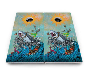 Artist Series Cornhole Boards - Pro Solution Elite Series by Cornhole Solutions, custom cornhole board detail photo 49