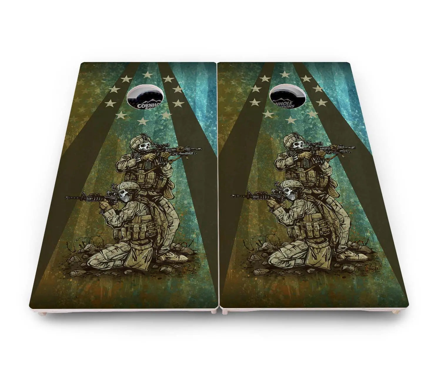 Artist Series Cornhole Boards - Pro Solution Elite Series by Cornhole Solutions, custom cornhole board detail photo 58