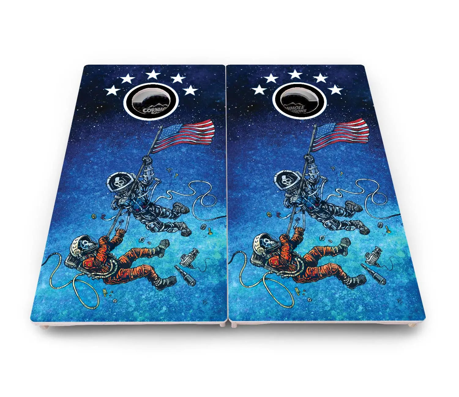 Artist Series Cornhole Boards - Pro Solution Elite Series by Cornhole Solutions, custom cornhole board detail photo 64