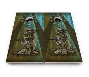 Artist Series Cornhole Boards - Pro Solution Lite Series by Cornhole Solutions, custom cornhole board detail photo 5