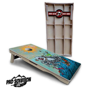 Artist Series Cornhole Boards - Pro Solution Lite Series by Cornhole Solutions, custom cornhole board detail photo 16