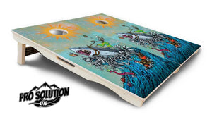 Artist Series Cornhole Boards - Pro Solution Lite Series by Cornhole Solutions, custom cornhole board detail photo 17