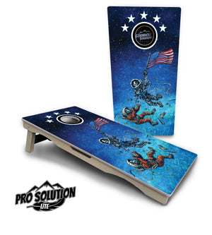 Artist Series Cornhole Boards - Pro Solution Lite Series by Cornhole Solutions, custom cornhole board detail photo 22