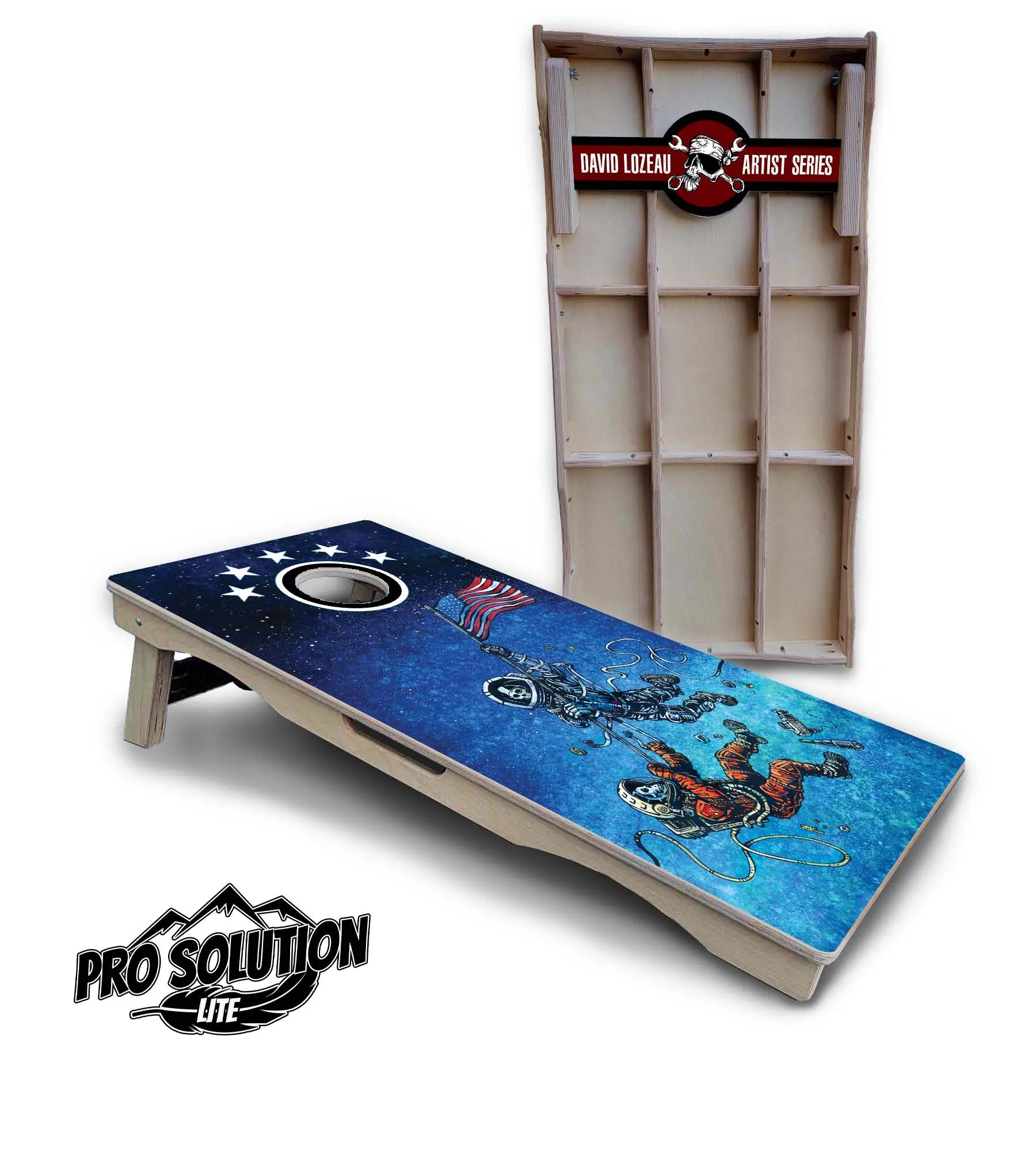 Artist Series Cornhole Boards - Pro Solution Lite Series by Cornhole Solutions, custom cornhole board detail photo 23