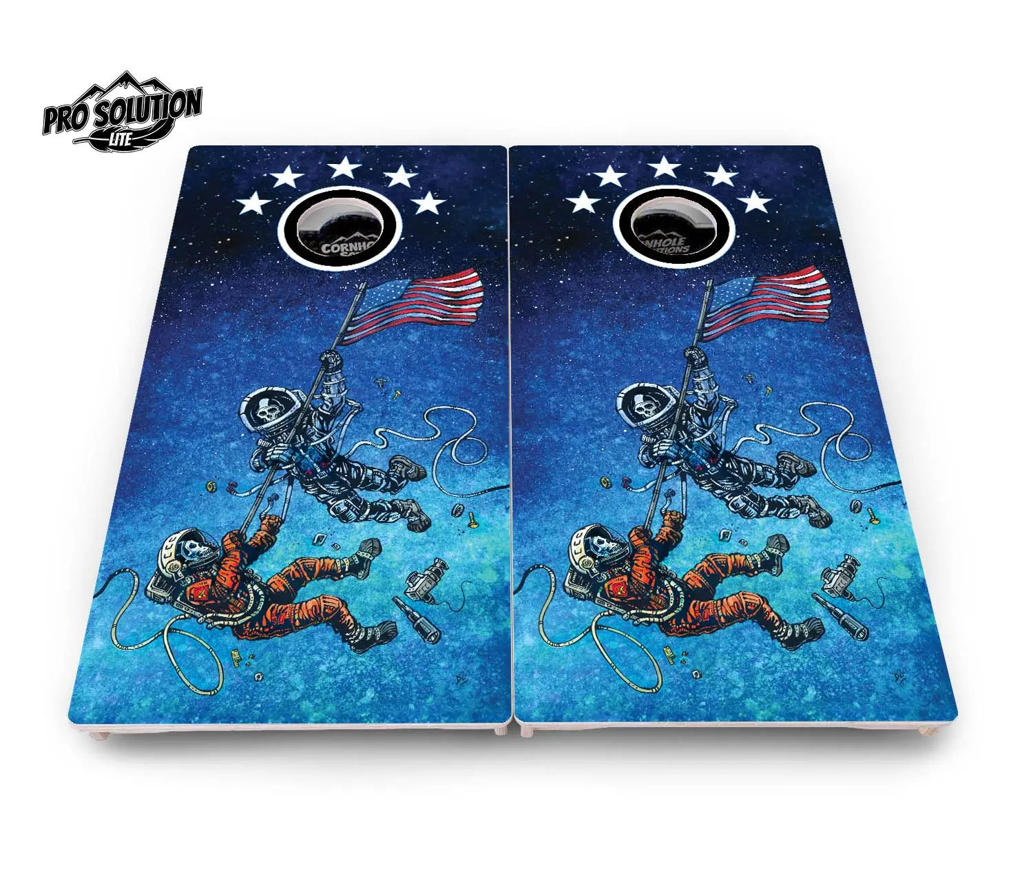 Artist Series Cornhole Boards - Pro Solution Lite Series by Cornhole Solutions, custom cornhole board detail photo 24