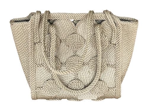 A-Series Woven Rope Purse handwoven rope bag by Nomadic State of Mind, view 2