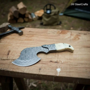 Damascus Steel Axe Viking Axe Hatchet Axe Bearded Axe Tomahawk