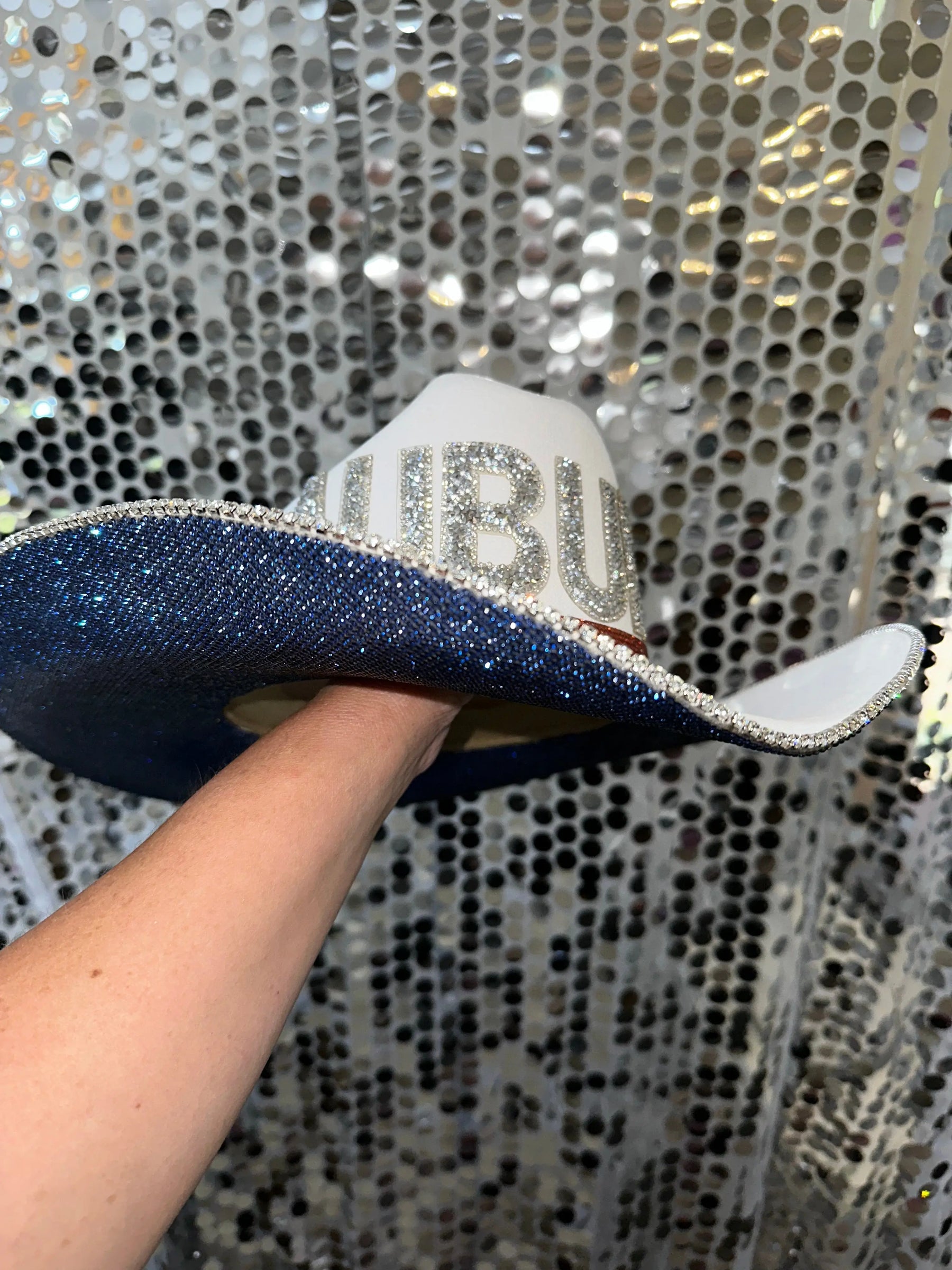 Auburn University Hat by Rhinestone Cowgirl, Southern lifestyle apparel detail photo 3