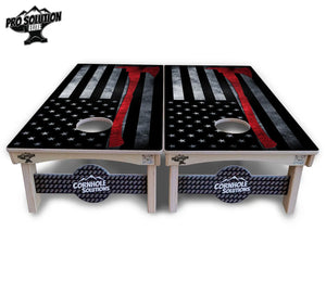 Axe Flag Cornhole Boards - Pro Solution Elite Series by Cornhole Solutions, custom cornhole board detail photo 3