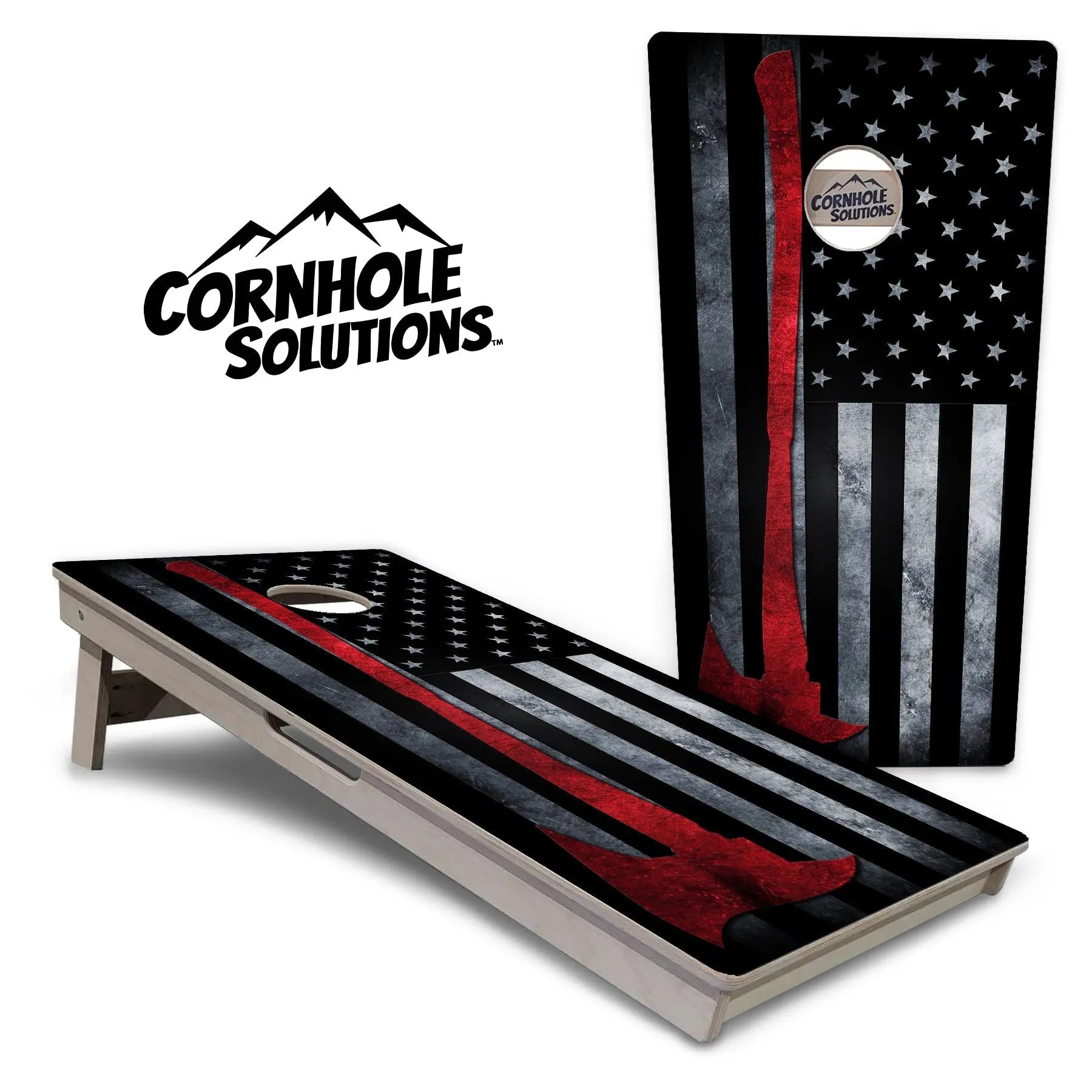 Axe Flag Cornhole Boards - Professional Tournament Series Cornhole Solutions