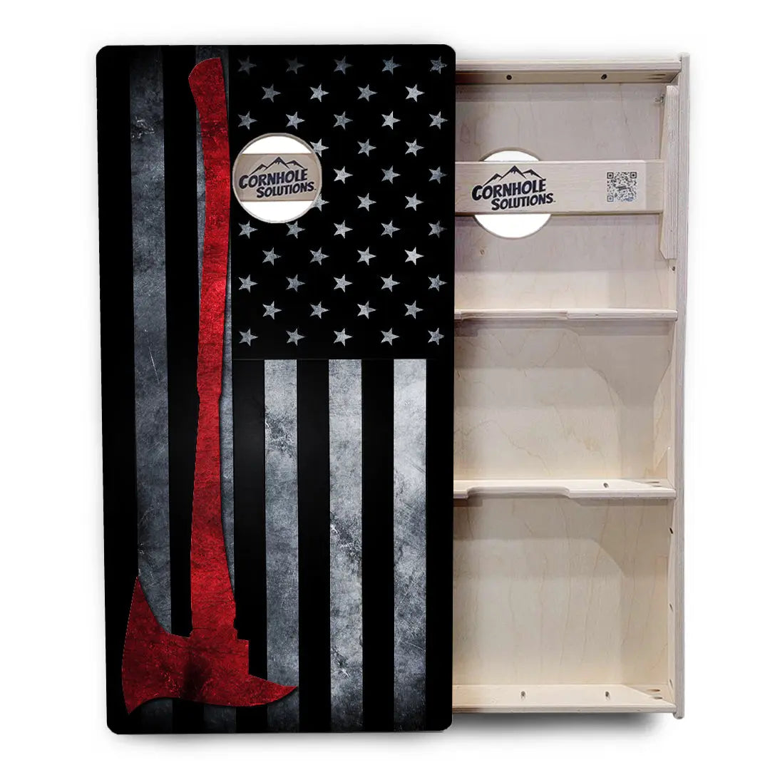 Axe Flag Cornhole Boards - Professional Tournament Series Cornhole Solutions