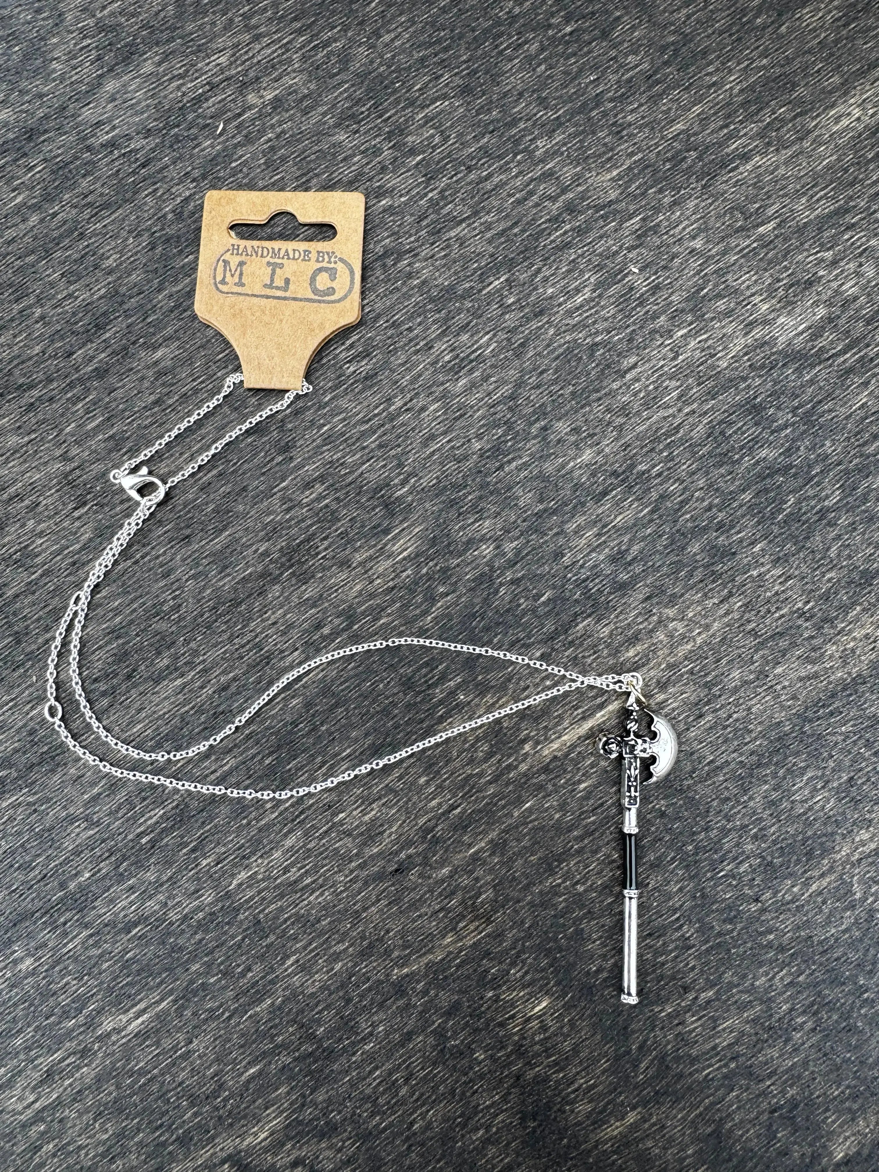 Axe Wielder Necklace Mushroom Lady Co