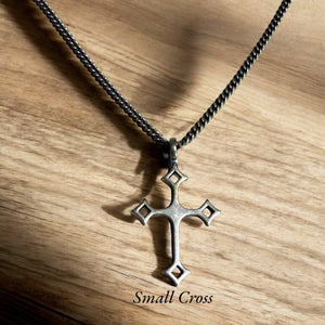 Gothic Medieval Cross Necklace - Bronze by Forged By Fire — view 5 of 8