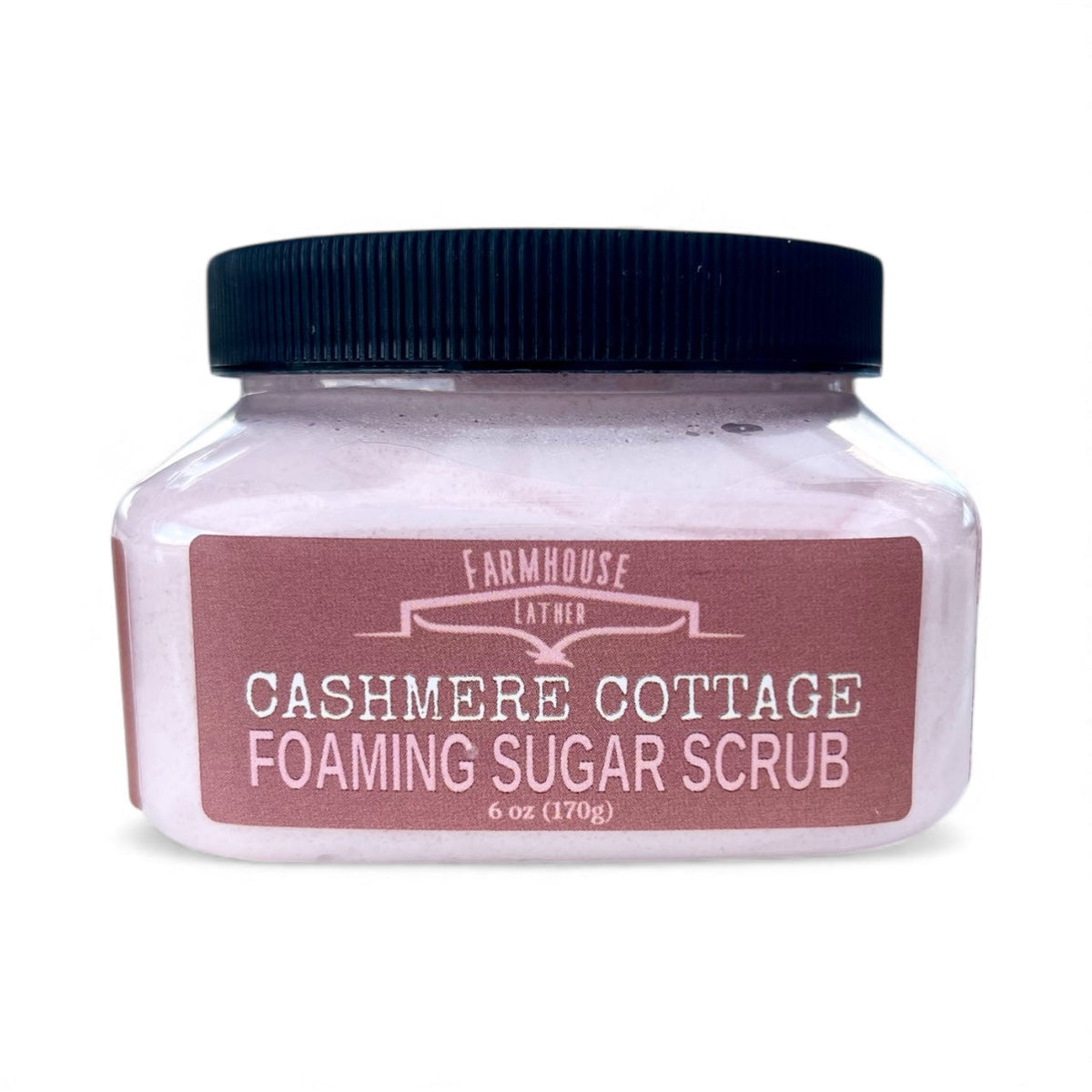 Cashmere Cottage foaming sugar scrub by Farmhouse Lather
