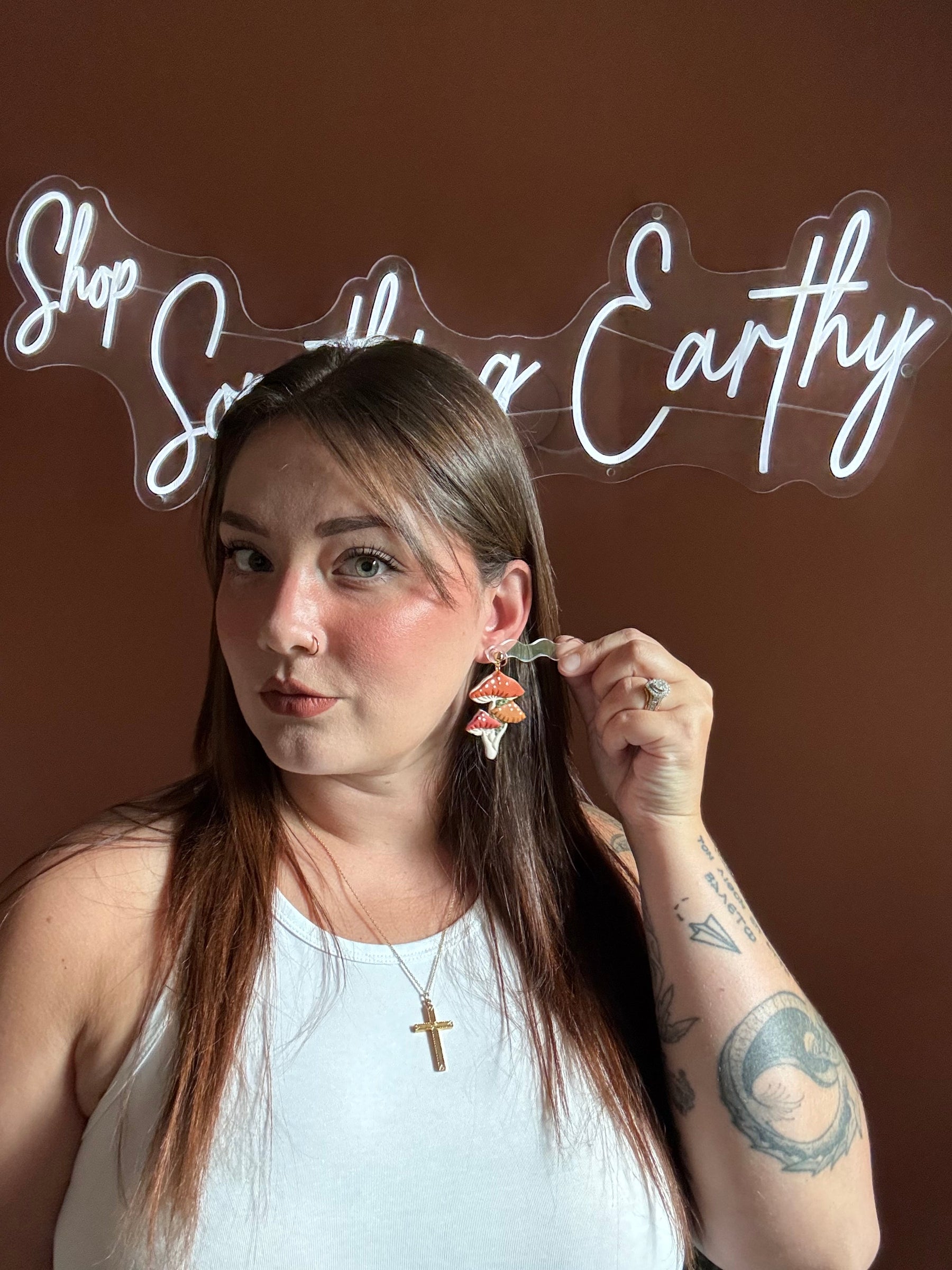 Mushroom Earrings