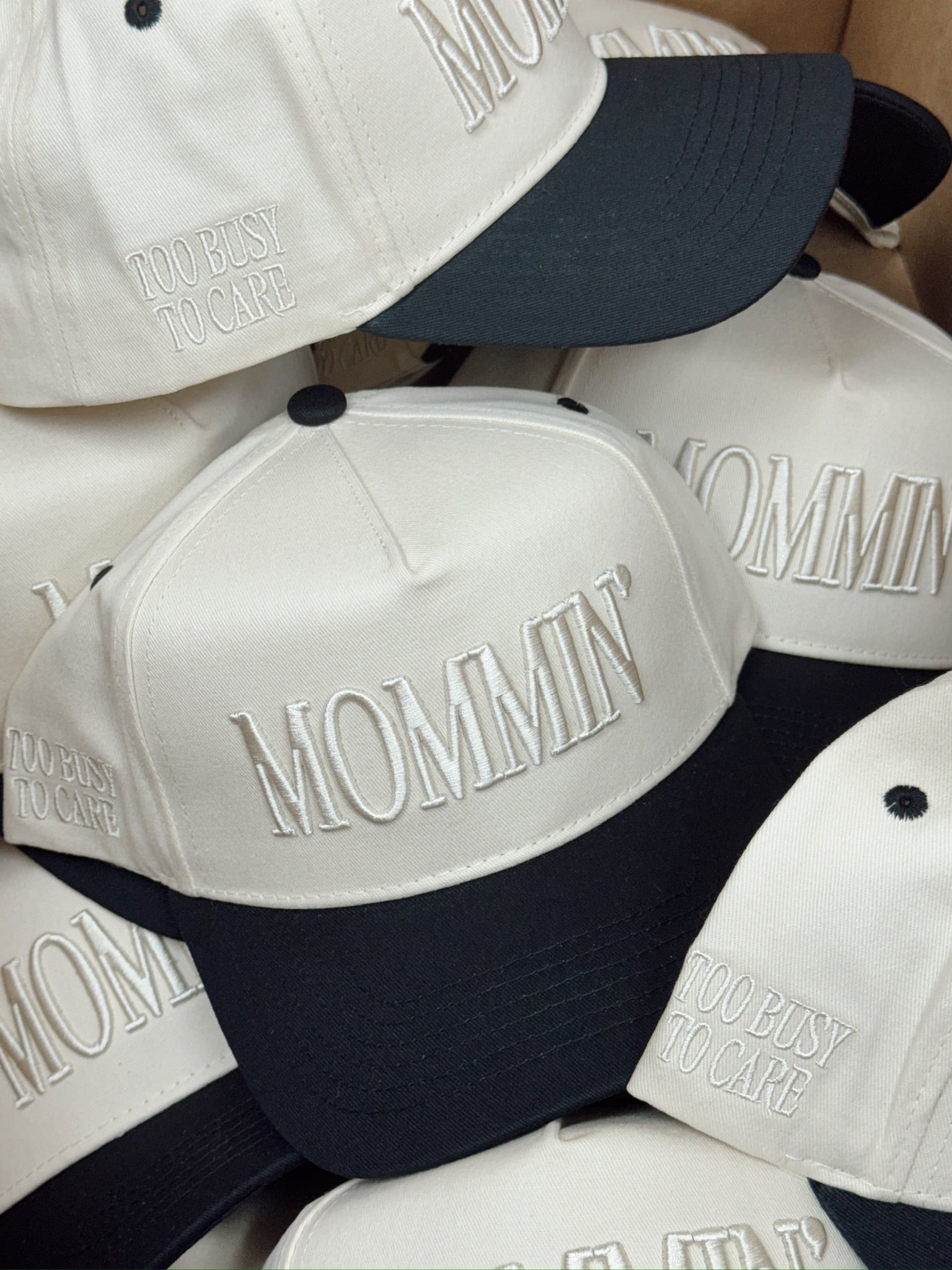 Mommin' - Vintage Trucker Hat by KenzKustomz, Southern lifestyle apparel detail photo 14