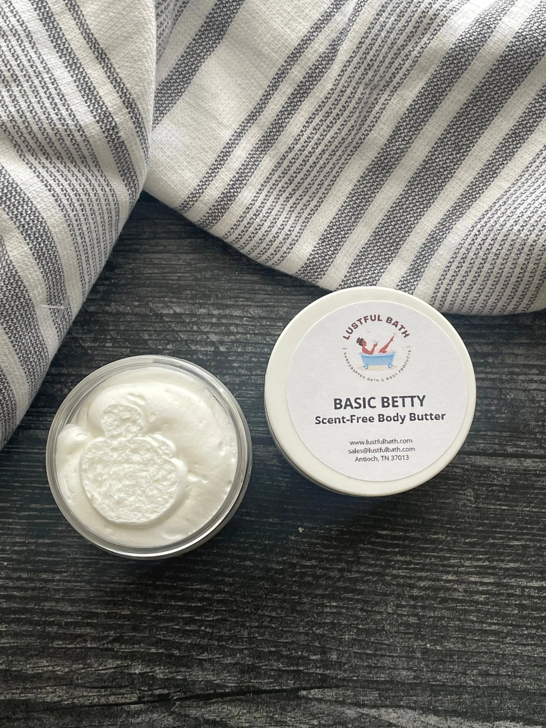 Basic Betty Body Butter by Lustful Bath, LLC, natural skincare detail photo 3