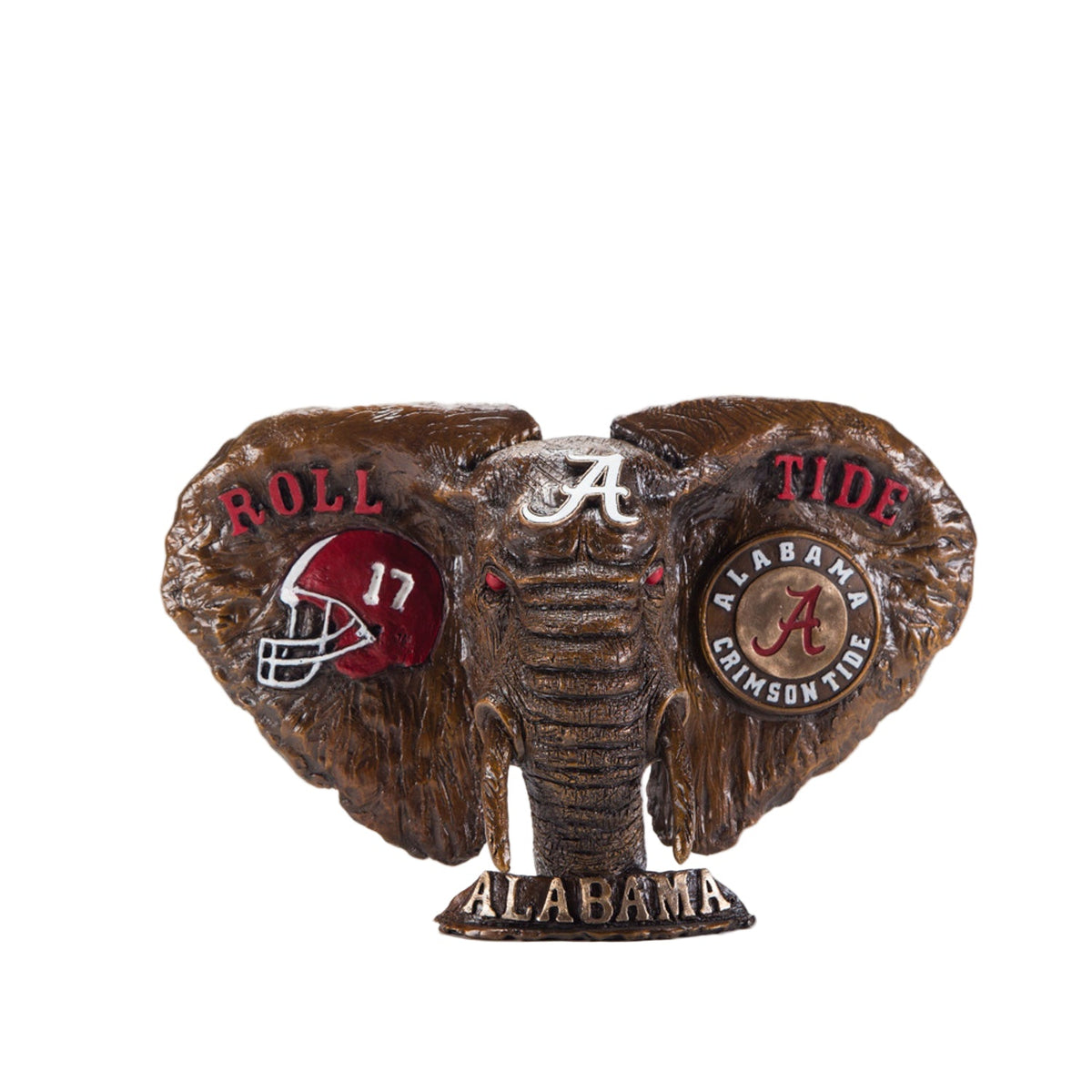 Alabama Crimson Tide Cast Bronze Elephant Statue alternate view 12