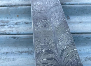 Silvertrail Damascus Billet Bar 16" Handmade Raindrop Pattern