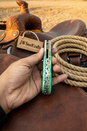 Jadeline Damascus Folder product detail, view 2