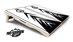 B&W Arrow Cornhole Boards - Pro Solution Lite Series by Cornhole Solutions, custom cornhole board detail photo 5