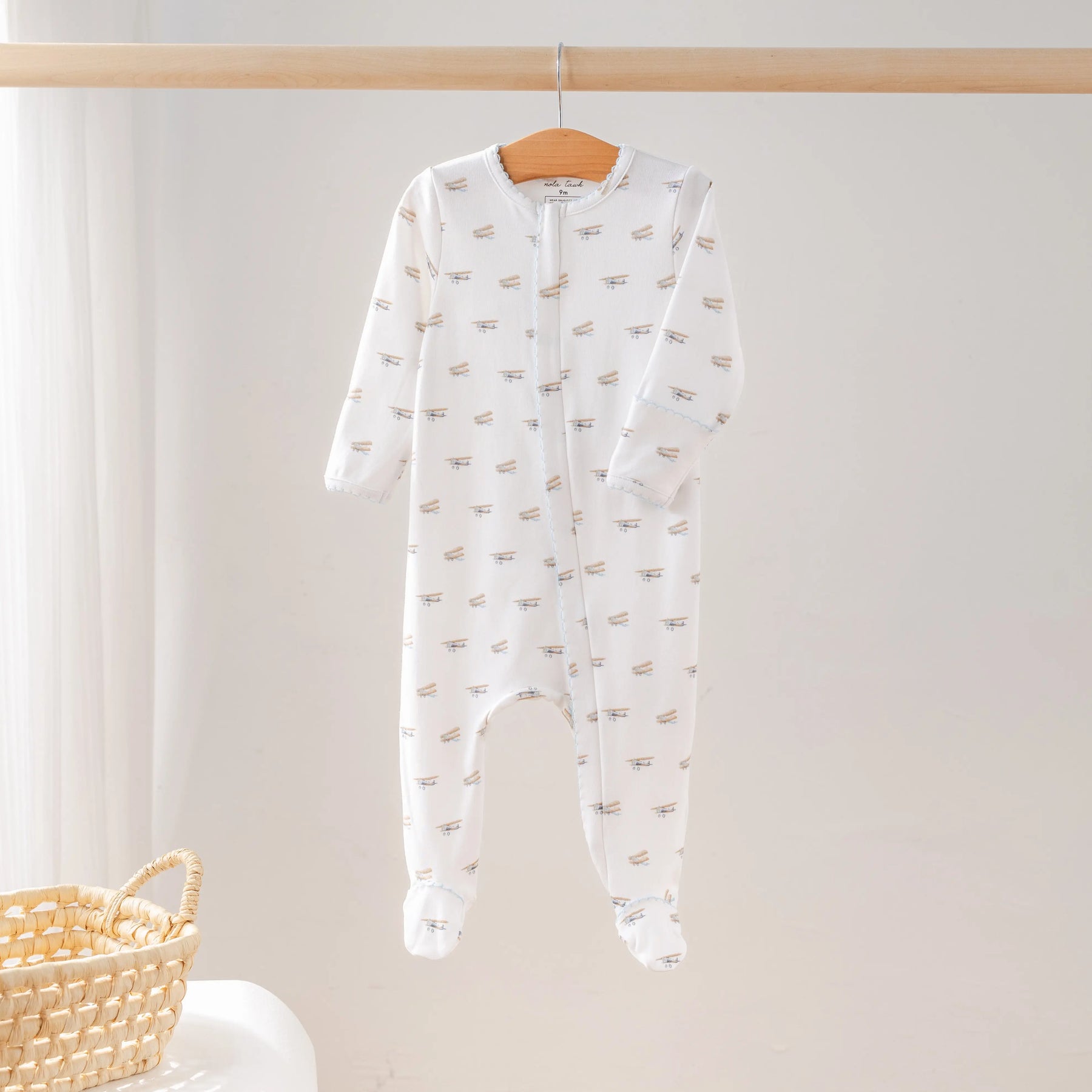 Baby Basics: Just Plane Cute Organic Cotton Baby Pajamas Nola Tawk