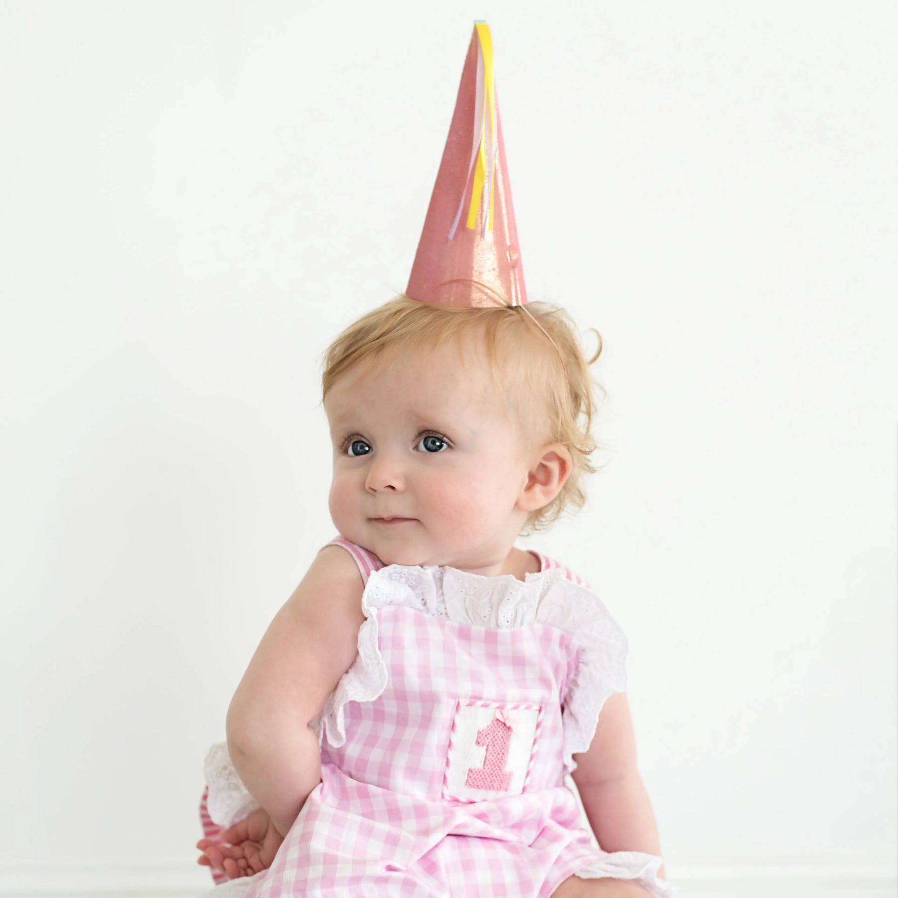 Baby Girl Smocked First Birthday Bubble by Seven Lantern Lane, children's boutique clothing detail photo 10
