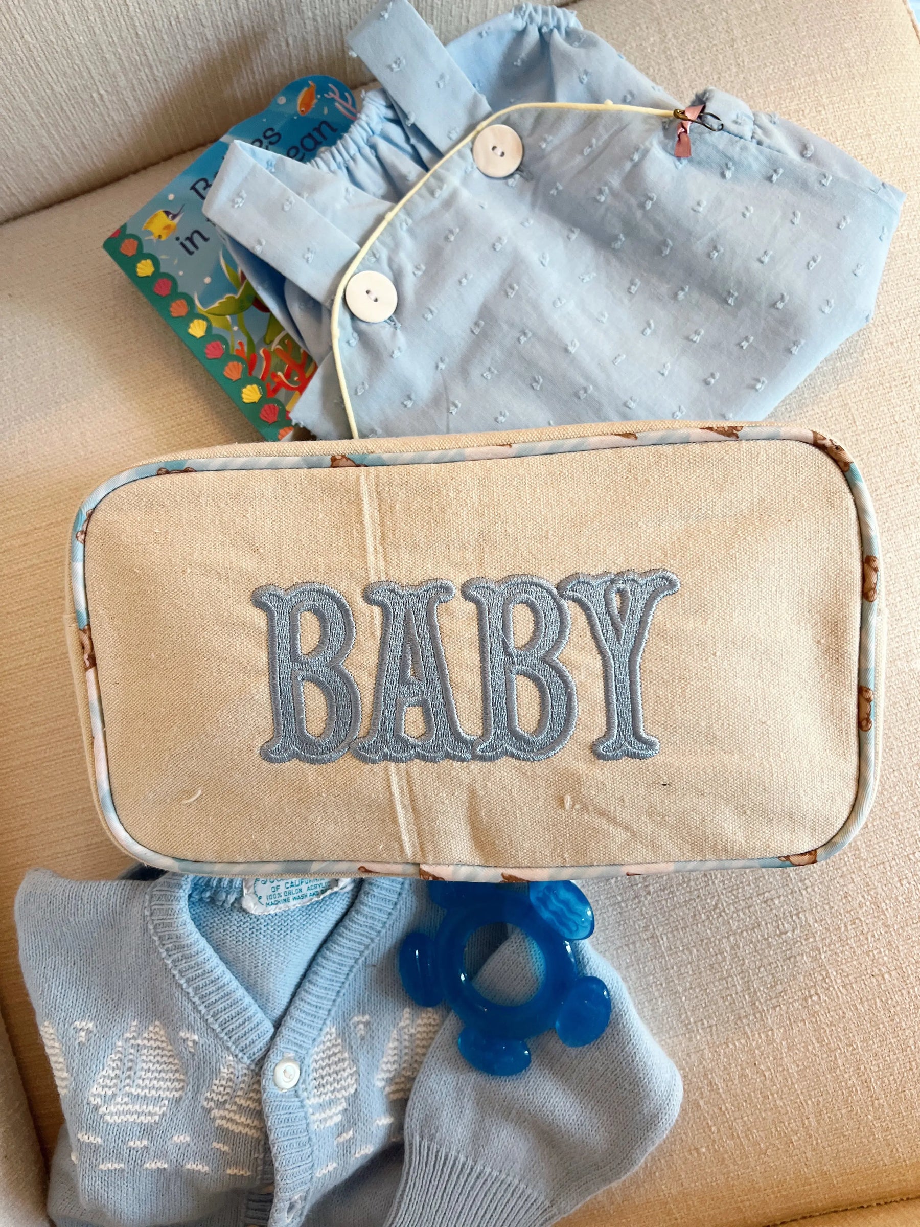 Baby - Large Canvas Bag by KenzKustomz, handmade leather goods detail photo 7