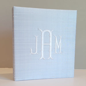 Baby Memory Book - Blue Silk (w/o Bow) by AP Creations in Tuscaloosa, paper gift detail photo 16