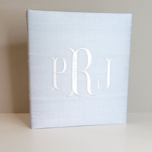Baby Memory Book - Blue Silk (w/o Bow) by AP Creations in Tuscaloosa, paper gift detail photo 6