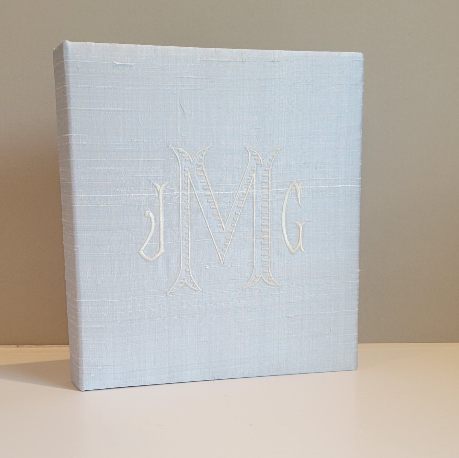 Baby Memory Book - Blue Silk (w/o Bow) by AP Creations in Tuscaloosa, paper gift detail photo 12