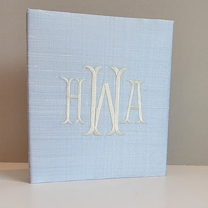 Baby Memory Book - Blue Silk (w/o Bow) by AP Creations in Tuscaloosa, paper gift detail photo 10