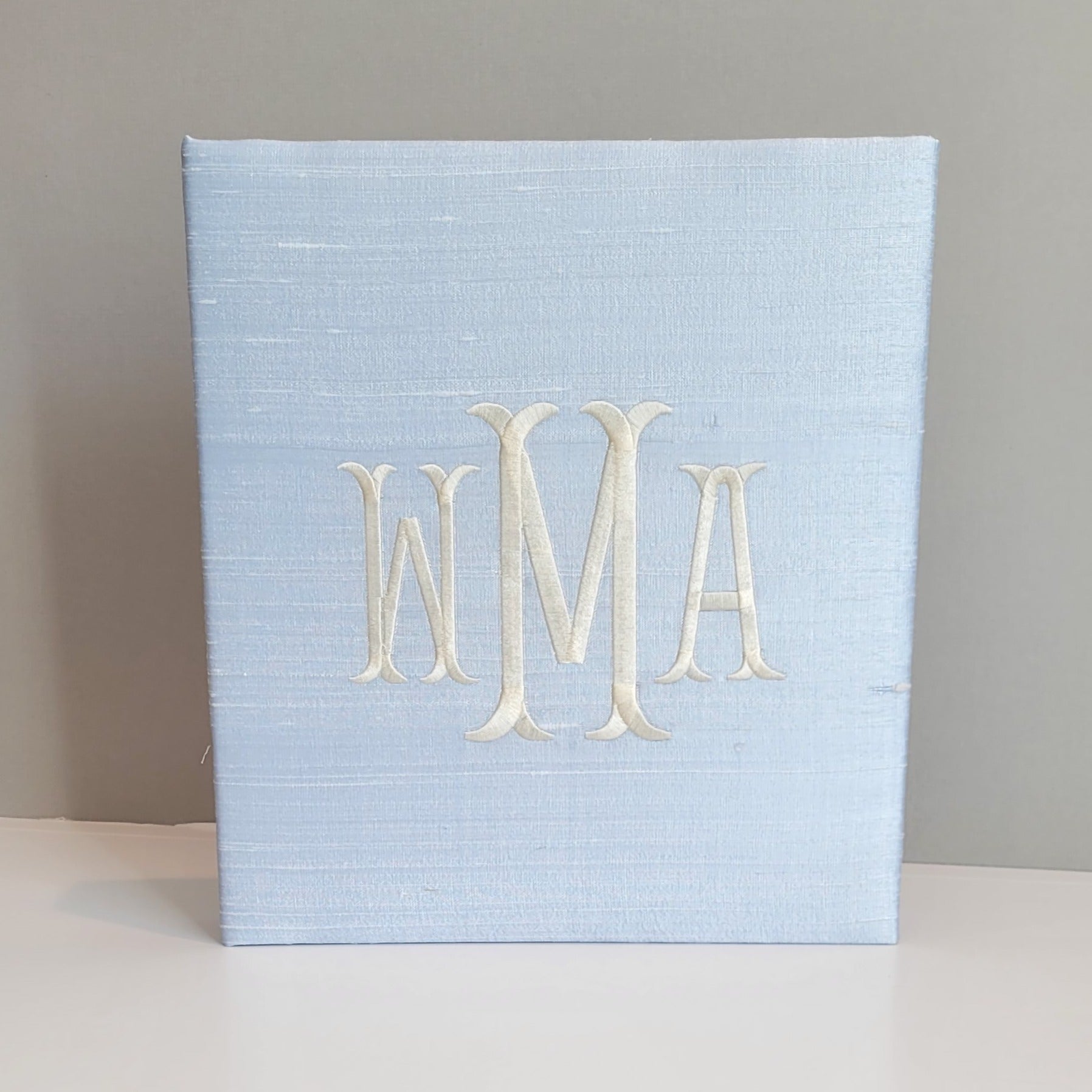 Baby Memory Book - Blue Silk (w/o Bow) by AP Creations in Tuscaloosa, paper gift detail photo 11