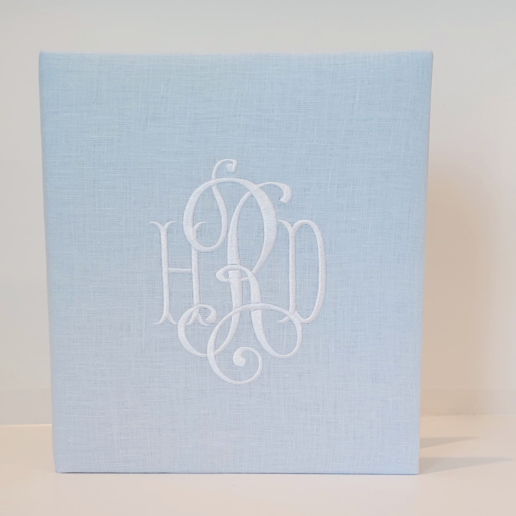 Baby Memory Book - Blue Silk (w/o Bow) by AP Creations in Tuscaloosa, paper gift detail photo 15