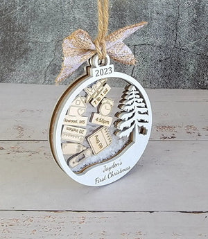 Baby's First Christmas Ornament Tree Edition by EverLee Creations, Southern home decor detail photo 10