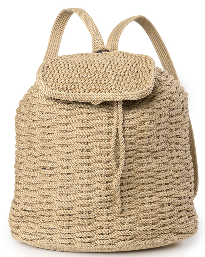 Rope Backpack handwoven rope bag by Nomadic State of Mind, view 15