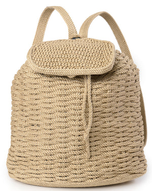 Rope Backpack handwoven rope bag by Nomadic State of Mind, view 15