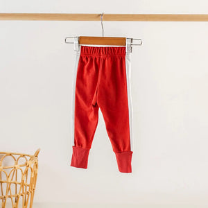 Baked Apple Cotton Joggers for Kids by Nola Tawk, joggers detail photo 3