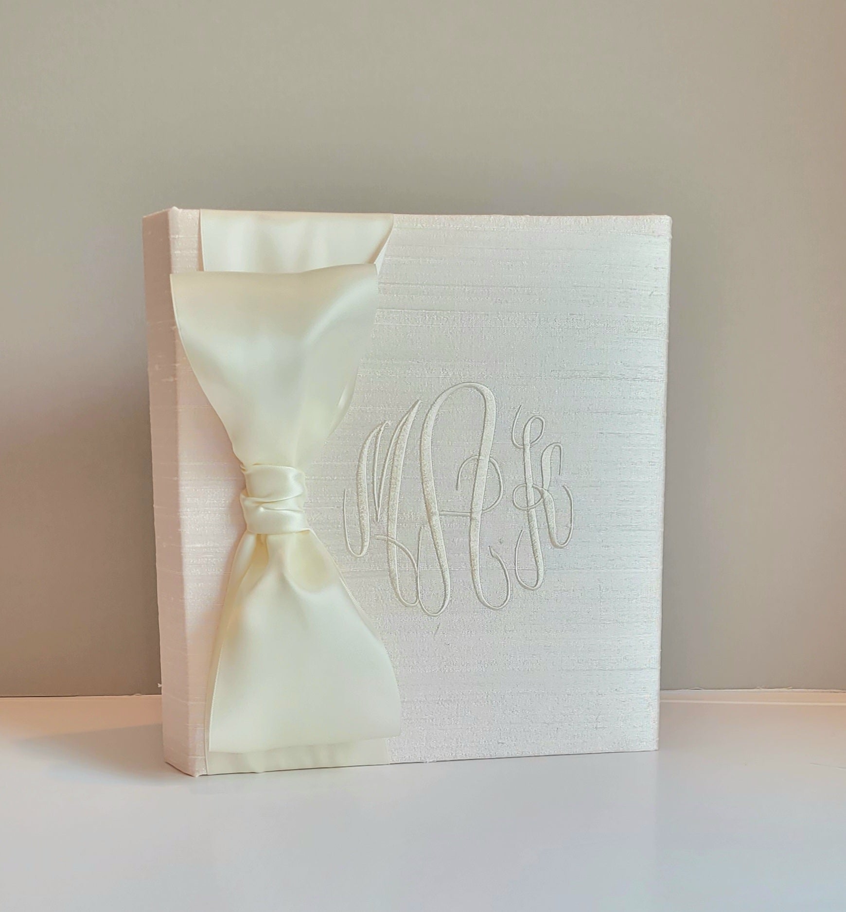 Baby Memory Book - Ballerina Silk (w/ SATIN Bow) by AP Creations in Tuscaloosa, paper gift detail photo 5