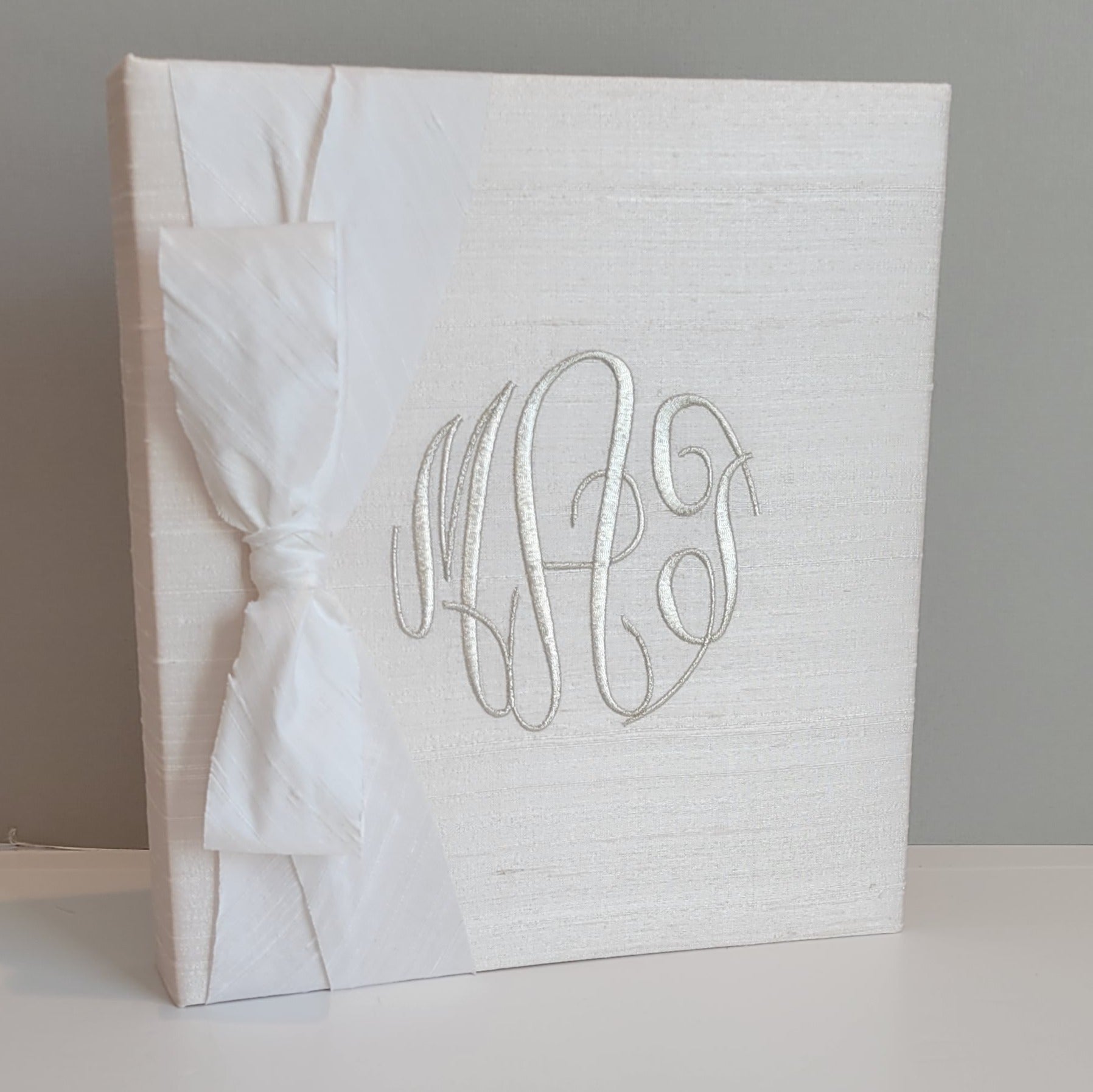 Baby Memory Book - Ballerina Silk (w/ SILK Bow)