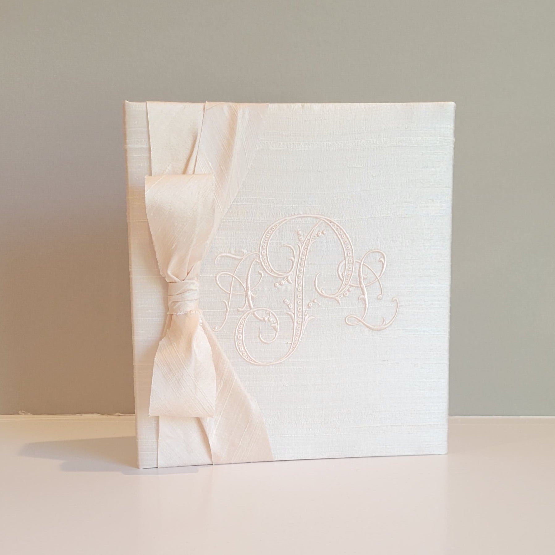 Baby Memory Book - Ballerina Silk (w/ SATIN Bow) by AP Creations in Tuscaloosa, paper gift detail photo 4